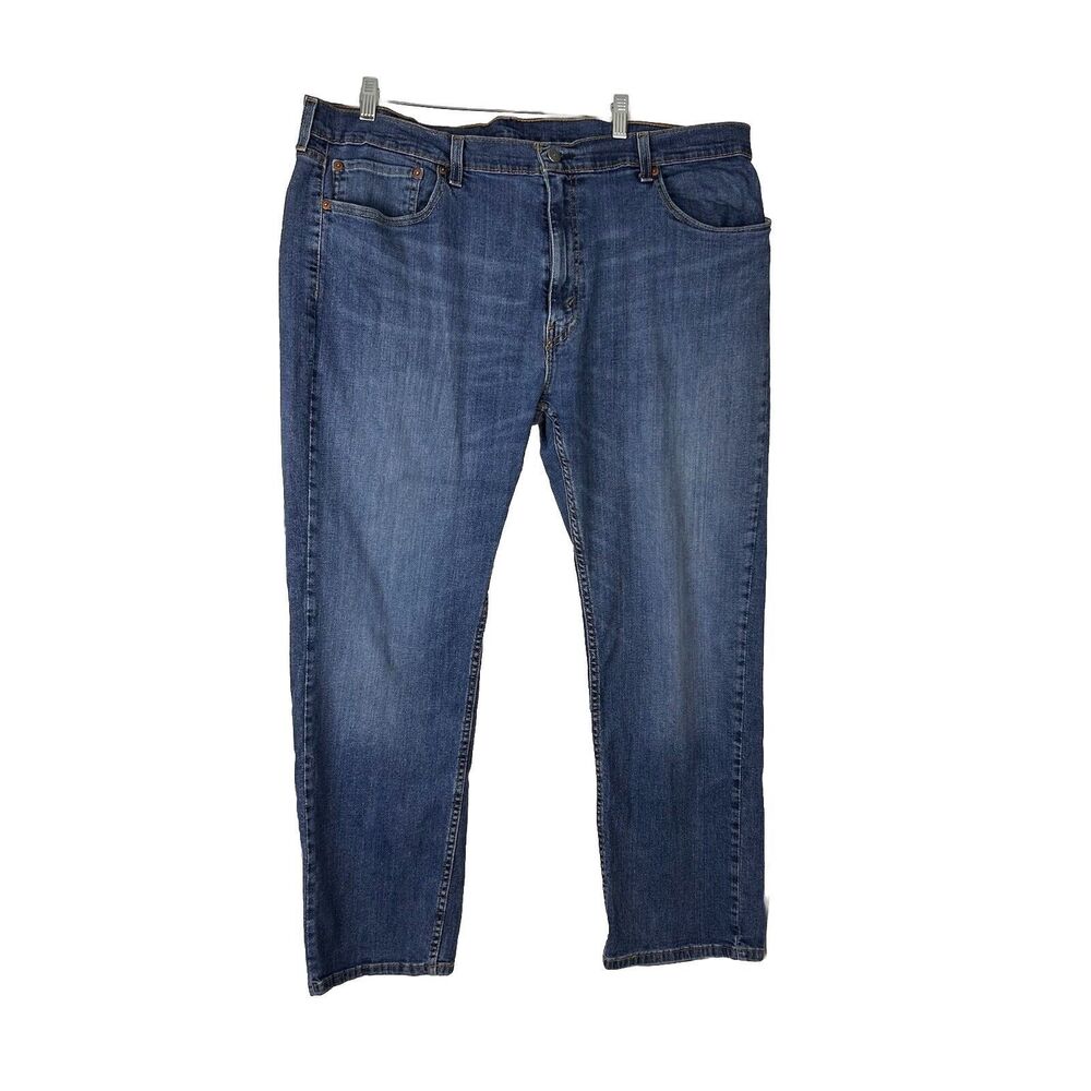 Levi's 559 Jeans 40x30 Mid Rise Relaxed Fit Straight Leg Zip Fly Blue Red Tab